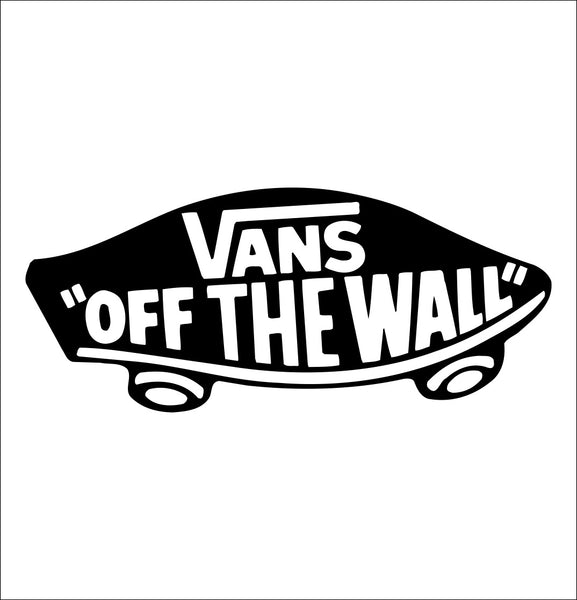 Vans decal, skateboarding decal, car decal sticker