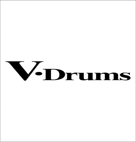V-Drums decal, music instrument decal, car decal sticker