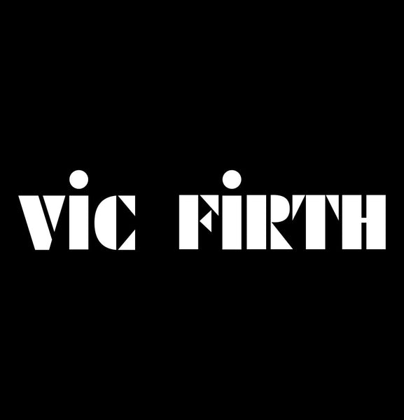 Vic Firth decal, music instrument decal, car decal sticker