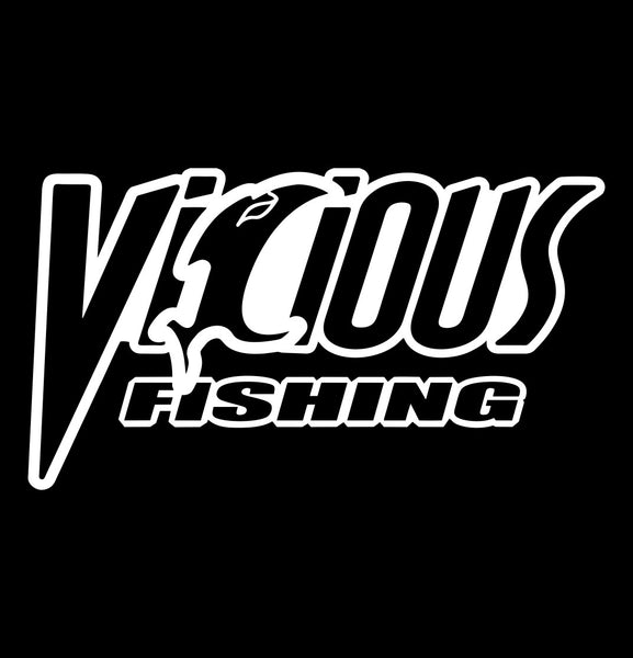 Vicious Fishing decal, fishing hunting car decal sticker