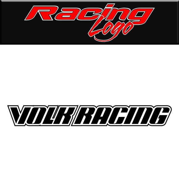 Volk Racing Wheels decal, racing sticker