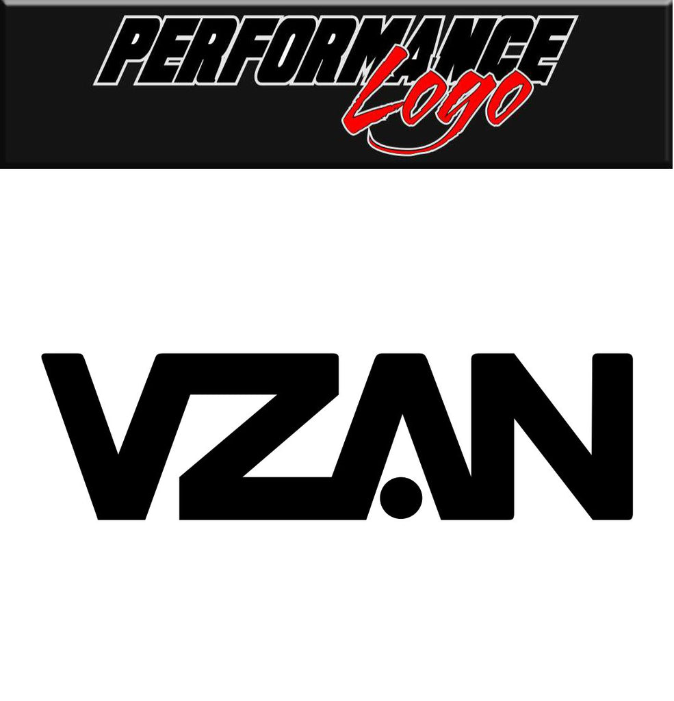 VZAN decal, performance decal, sticker