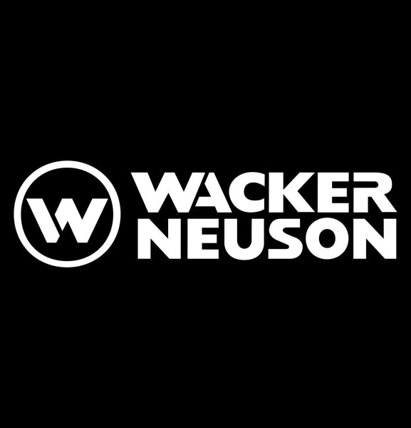 Wacker Neuson decal, car decal sticker