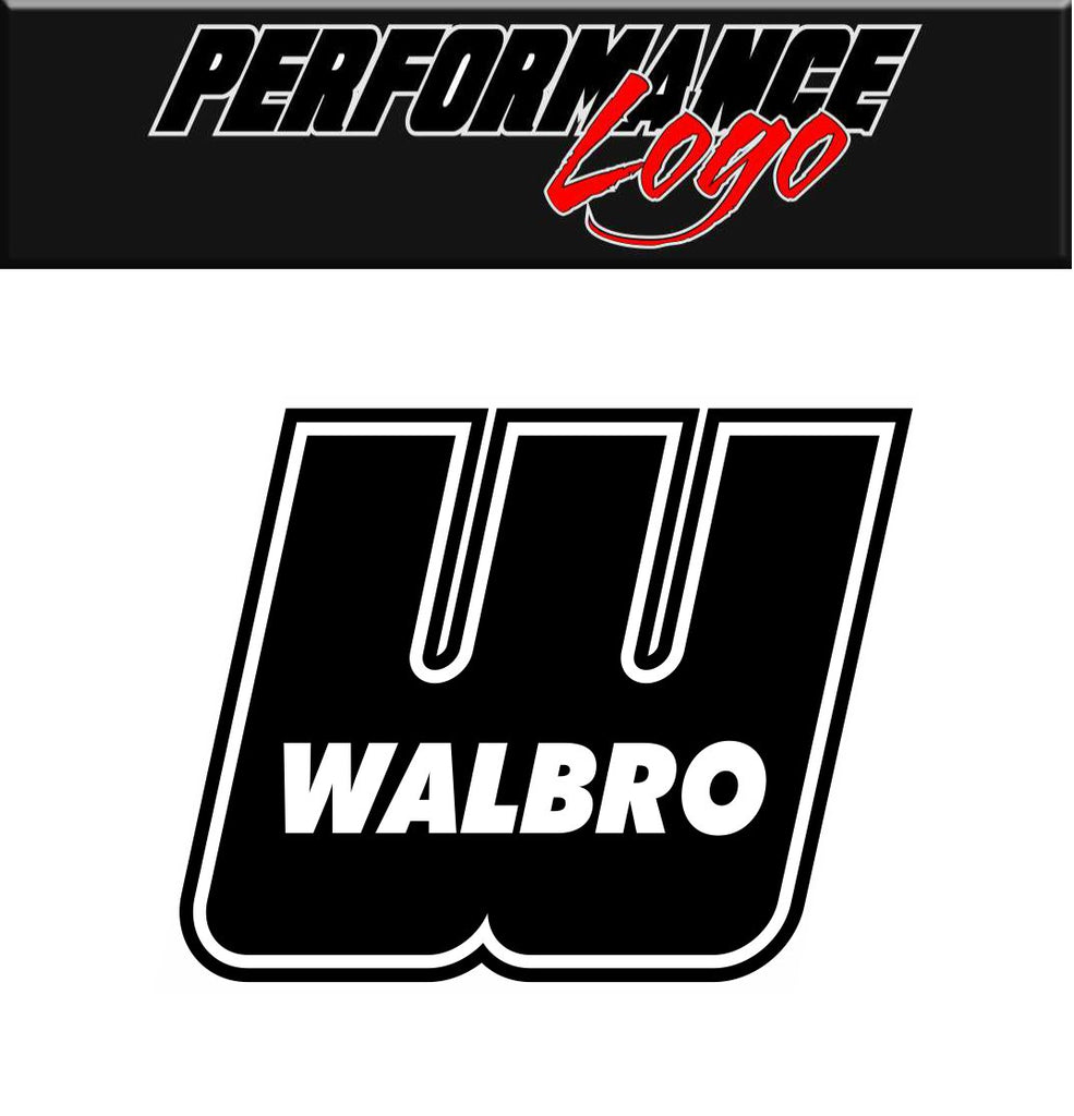 Walbro decal, performance decal, sticker