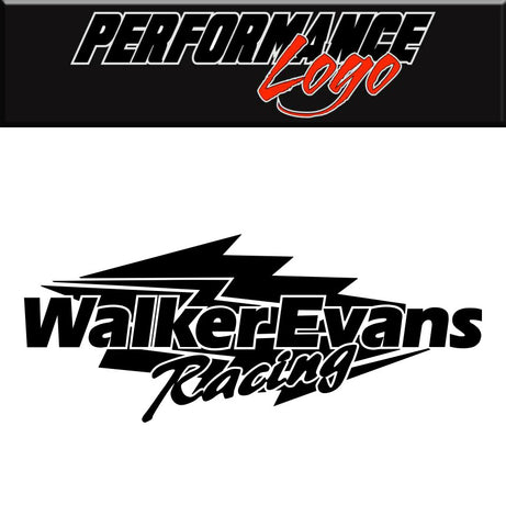 Walker Evans Racing decal, performance car decal sticker