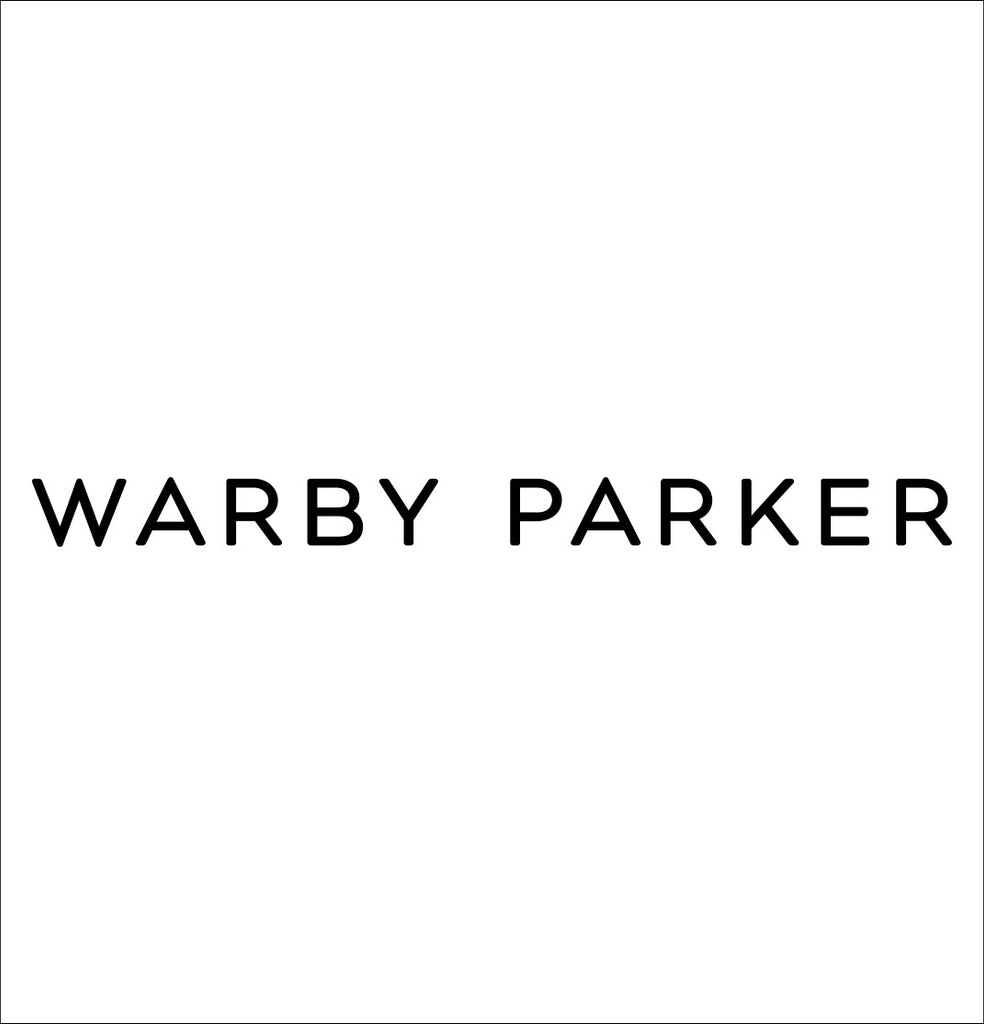 Warby Parker decal, car decal sticker