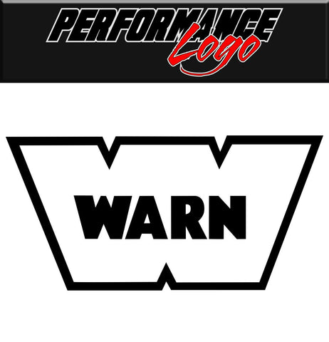 Warn decal, performance decal, sticker