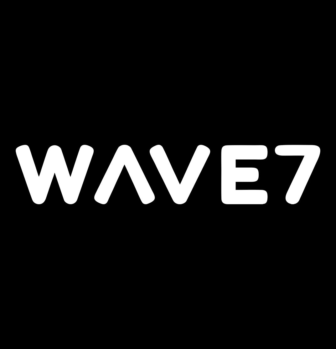Wave 7 Technologies decal, darts decal, car decal sticker