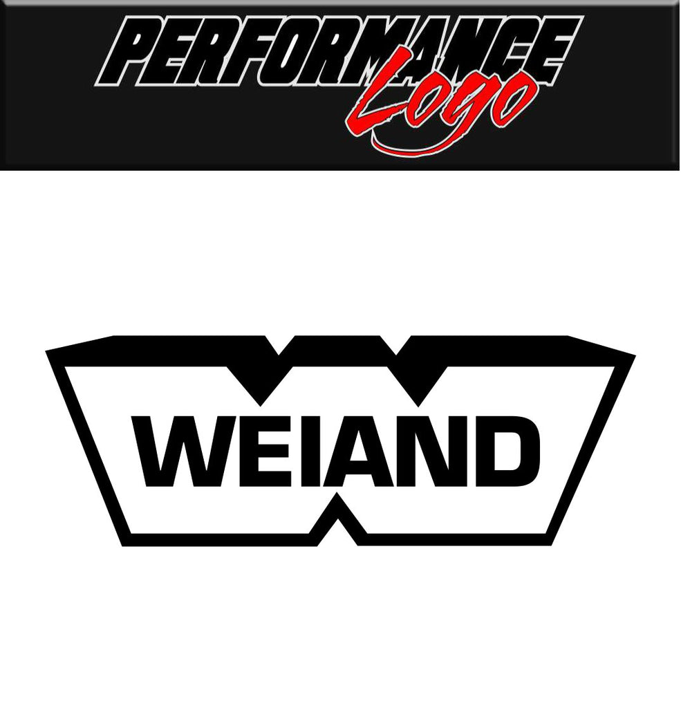 Weiand decal, performance decal, sticker