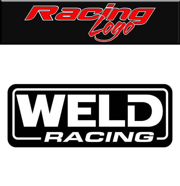 Weld Racing decal, racing sticker