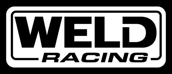 Weld Racing decal, racing sticker