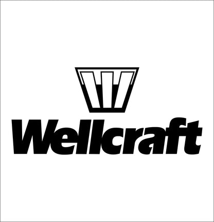 wellcraft decal, sticker, hunting fishing decal, car sticker c