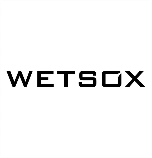 Wetsox decal, fishing hunting car decal sticker