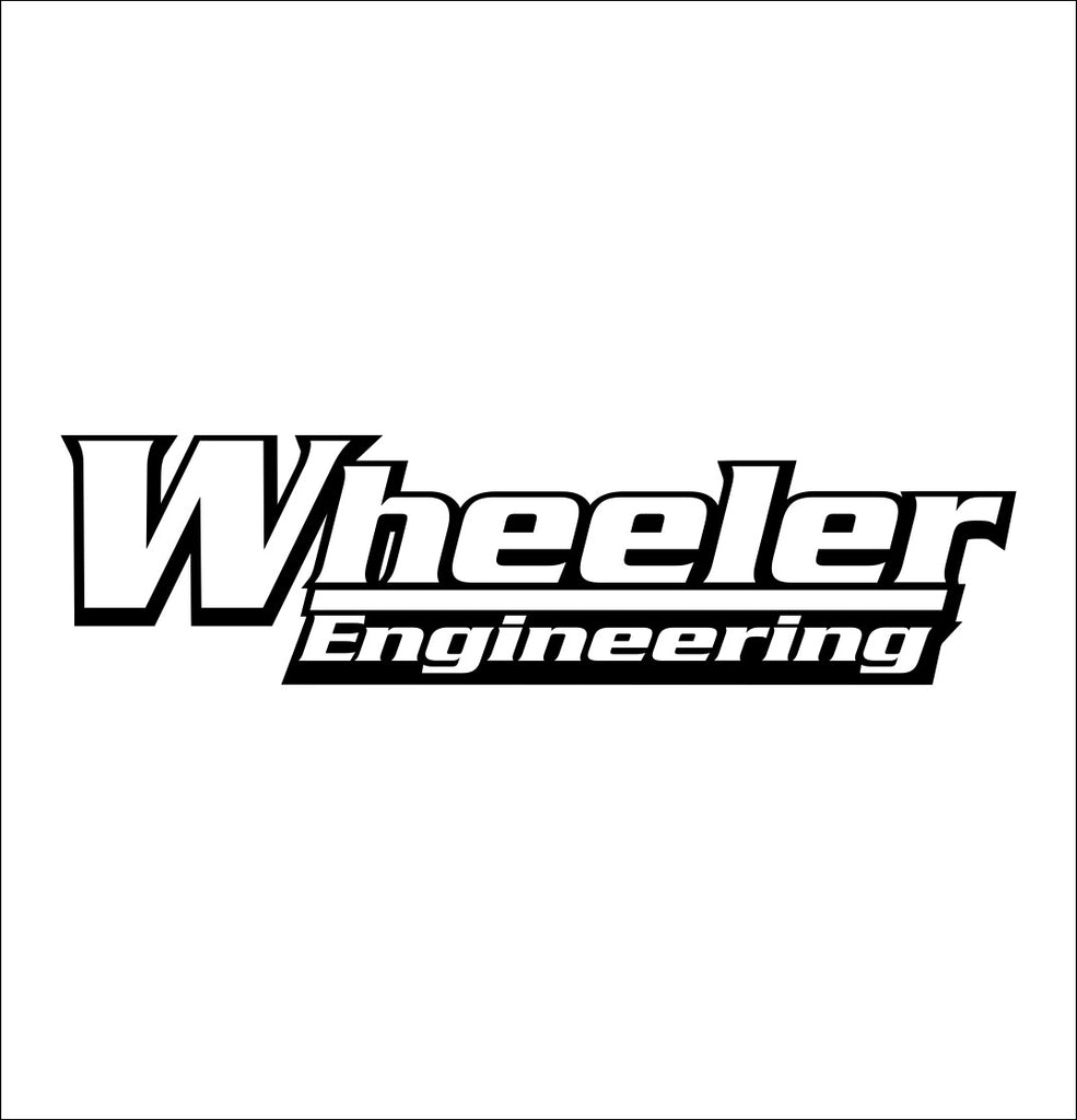 Wheeler Engineering decal, sticker, hunting fishing decal