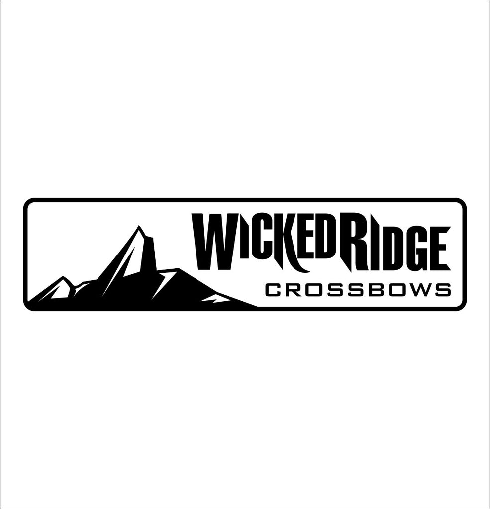 Wicked Ridge Crossbows decal, sticker, hunting fishing decal