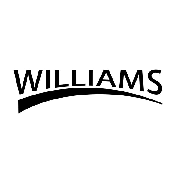 williams tools decal, car decal sticker