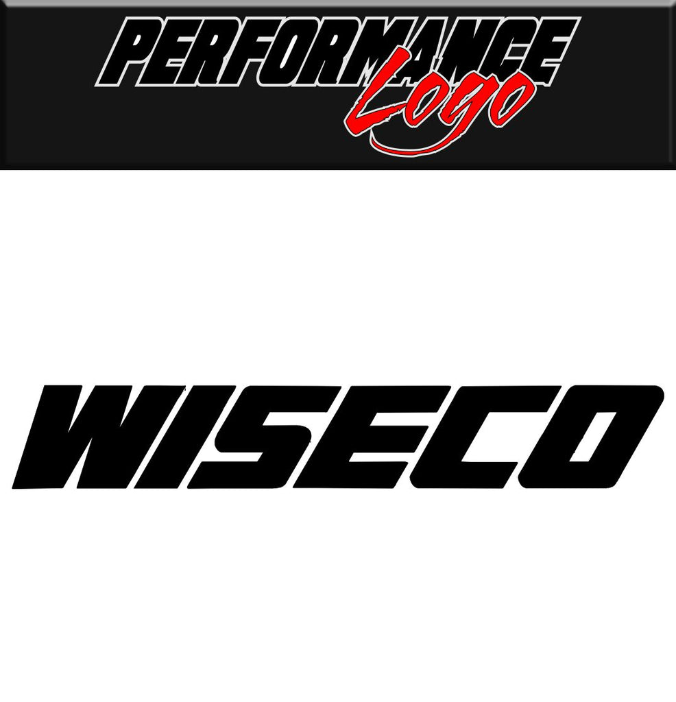 Wiseco decal, performance decal, sticker