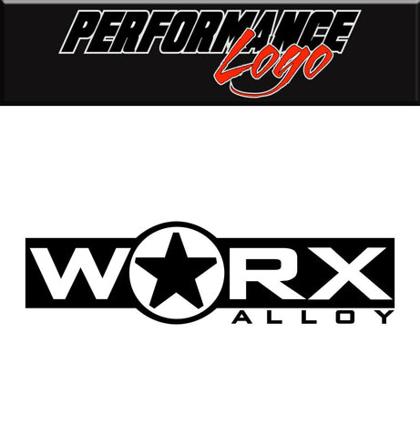 Worx Wheels decal, performance car decal sticker
