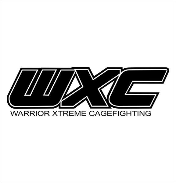 WXC MMA decal, mma boxing decal, car decal sticker