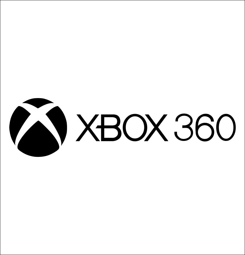 Xbox 360 decal, video game decal, sticker, car decal
