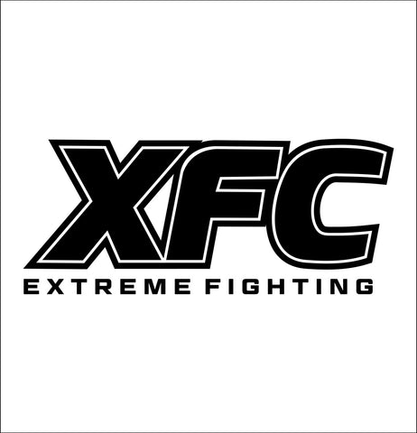 XFC decal, mma boxing decal, car decal sticker