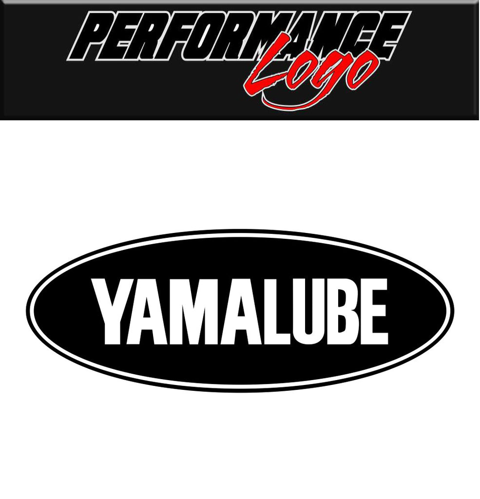 Yamalube decal, performance decal, sticker