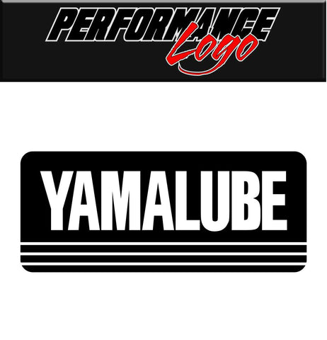 Yamalube decal, performance decal, sticker