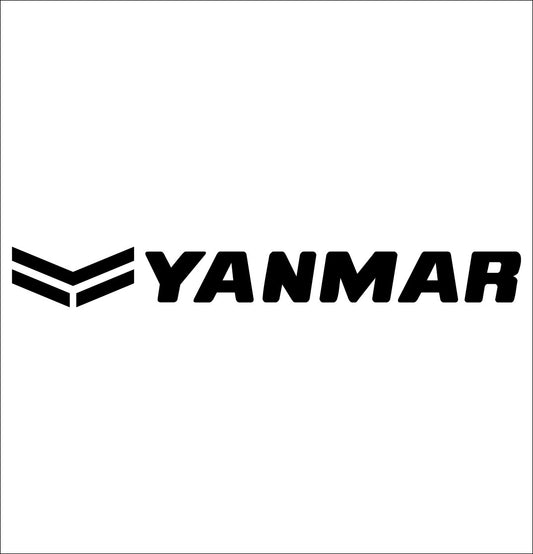 Yanmar decal, car decal sticker