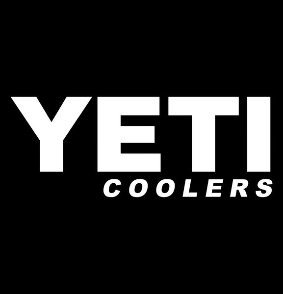 Yeti Coolers decal, fishing hunting car decal sticker