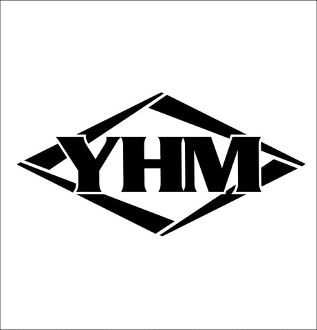YHM Suppessors decal, firearm decal, car decal sticker