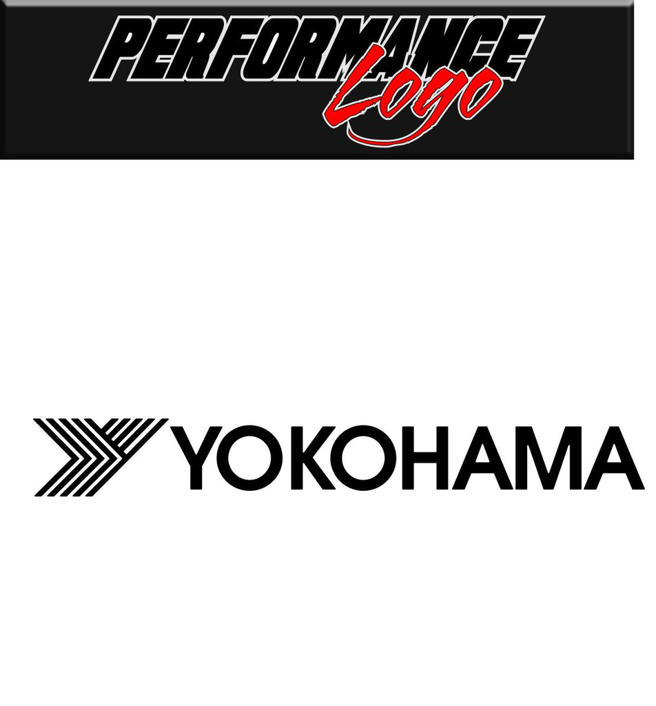 Yokohama decal, performance decal, sticker