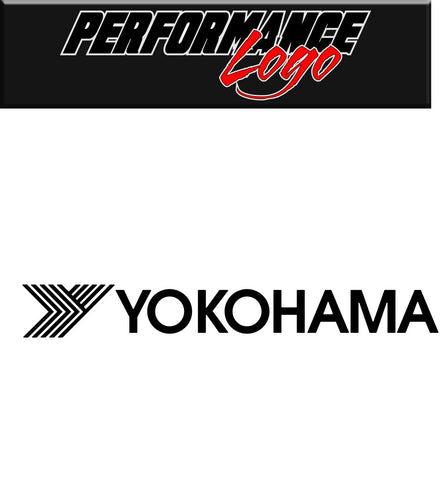 Yokohama decal, performance decal, sticker