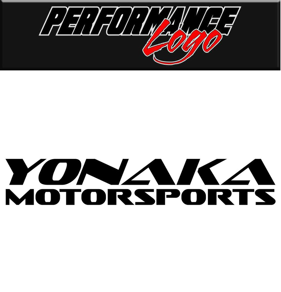 Yonaka Motorsports decal, performance decal, sticker