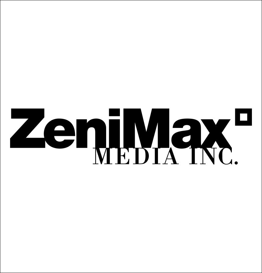 Zenimax decal, video game decal, sticker, car decal