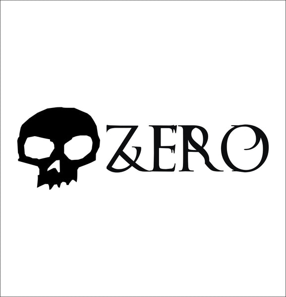 Zero Skateboards decal, skateboarding decal, car decal sticker
