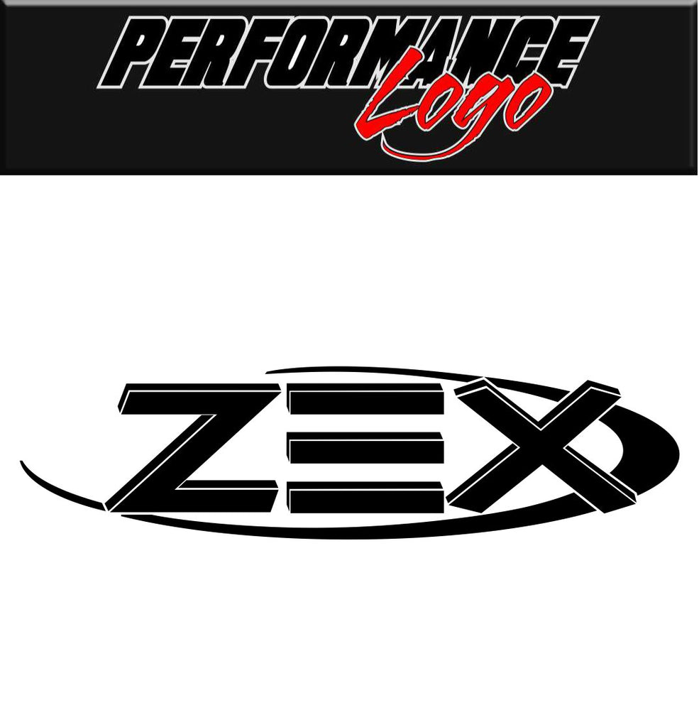 Zex decal, performance decal, sticker