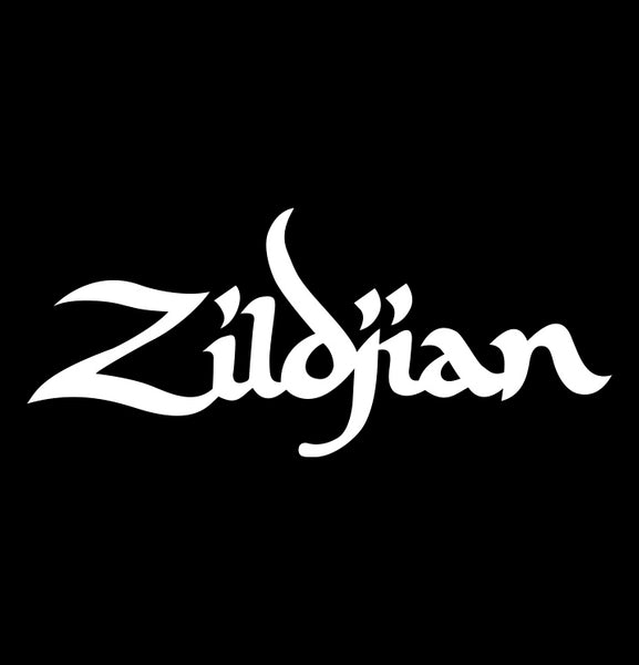 Zildjian decal, music instrument decal, car decal sticker